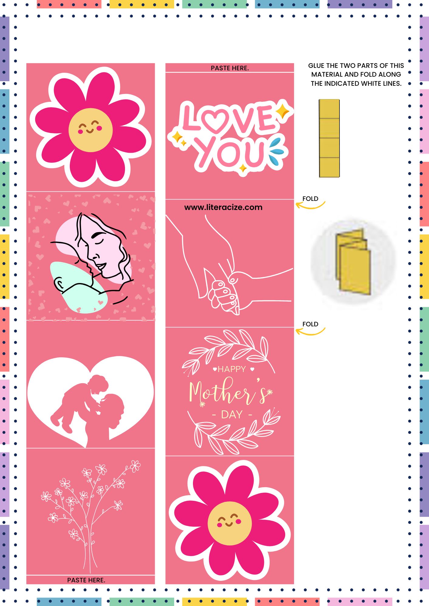 Mothers Day Crafts - Paper Folding